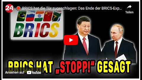 BRICS hat die Tür zugeschlagen: