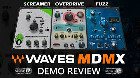 Waves MDMX Screamer Overdrive Fuzz Distortions Bundle