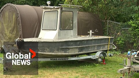 Long-lost 'Beachcombers' jet boat returns to Gibsons, BC for restoration