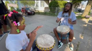 Back to school block party in Milwaukee's Harambee neighborhood