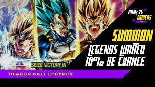 SUMMON COM 10% DE CHANCE DE PEGAR LEGENDS LIMITED - 4º ANIVERSÁRIO - DRAGON BALL LEGENDS