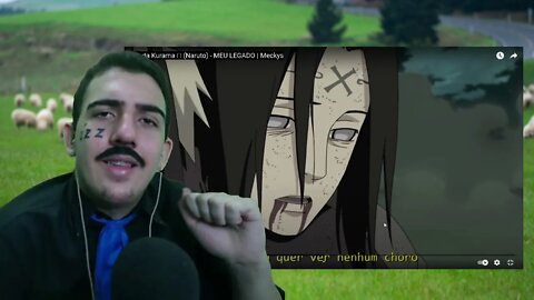 PASTOR REACT Rap da Kurama 🦊 (Naruto) - MEU LEGADO | Meckys