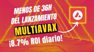 MULTIAVAX español 🤑🤑 gana 8% ROI diario