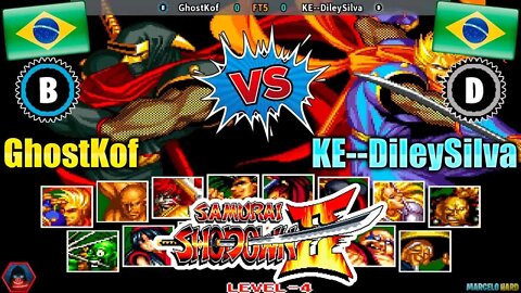 Samurai Shodown II (GhostKof Vs. KE--DileySilva) [Brazil Vs. Brazil]