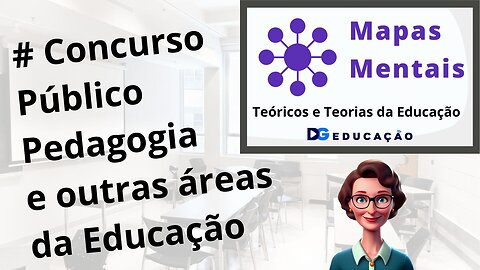 # Mapas Mentais para Concurso público pedagogia