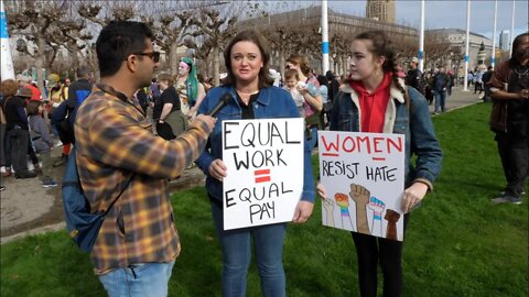 Interviewing People At Womens March 2019