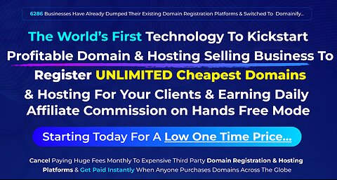 Domainify Review | Kickstart Profitable Domain & Hosting Selling Business