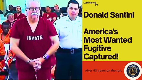 After 40 years on the run, America's Most Wanted fugitive Donald Santini has been captured! 🚨