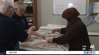 Refugee sewing class in Kansas City