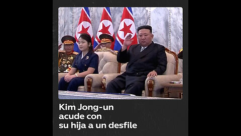 Kim Jong-un y su hija celebran el aniversario de la fundación de Corea del Norte