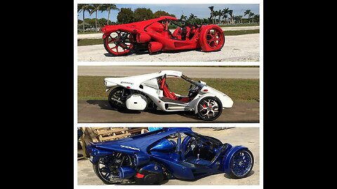 Trex motorcycles on Daytona beach in front of nascar track