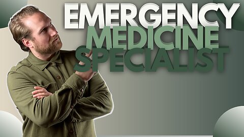 WHAT IS AN ER DOCTOR?| With Dr. Isaiah Crevier.