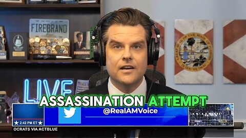 ❗FIVE Known Assassination Teams are Targeting President Trump | Matt Gaetz