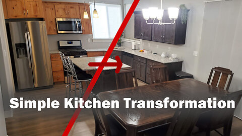 Kitchen Cabinet Staining Time-lapse