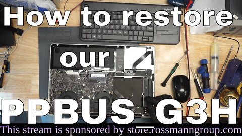 Restoring PPBUS_G3H on an 820-3330 A1286 2012 Macbook Pro with faulty logic board