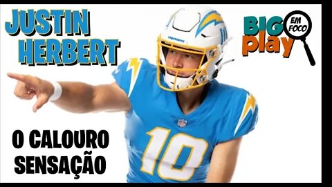 NASCE UMA ESTRELA? O CALOURO JUSTIN HERBERT BRILHOU NO MONDAY NIGHT - MELHORES MOMENTOS DA NFL