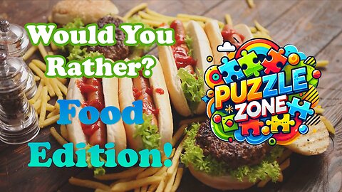 🎉 Would You Rather: Food Edition! 🍕🍦 🎉