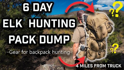 2024 Elk Hunt Pack Dump with Nico Gualdoni | Gear for a 6 Day Colorado Backcountry Hunt