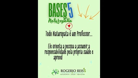 As Bases da Naturopatia 5