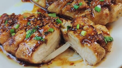 Honey garlic chicken ! Dinner ready in 15 minutes.........