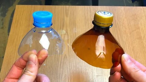 DON'T THROW IT AWAYTHOSE PLASTIC BOTTLE NECKS! Clip of pet bottle!