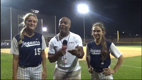 Flower Mound P Landrie Harris & SS Logan Halleman after Defeating Richardson 9-1 in Area Round