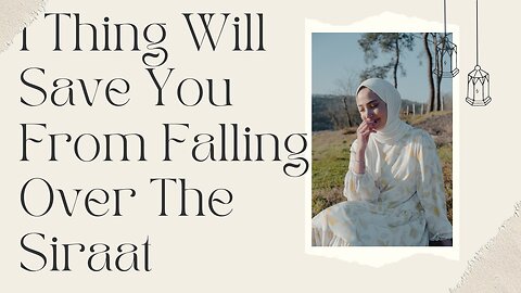 1 Thing Will Save You From Falling Over The Siraat | Holly Prophet | Life of Holly Prophet