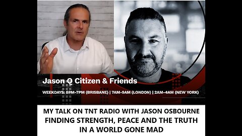 My Talk on TNT Radio with Jason Osbourne