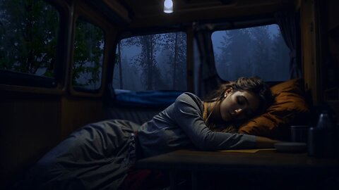 Rainy Car Dreams: Ambient Sleep Soundscape.