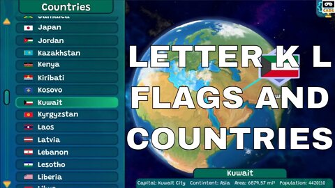 Letter K L - Flags & Countries