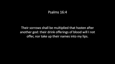 Psalms Chapter 16