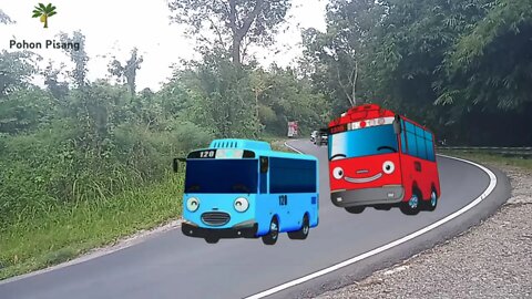 Truck Truck Di Jalan Berubah Bentuk Jadi Teman Tayo