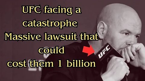 The UFC is facing a CATASTROPHE | MASSIVE Lawsuit with 1500 fighters and a 1 BILLION payout!!!!