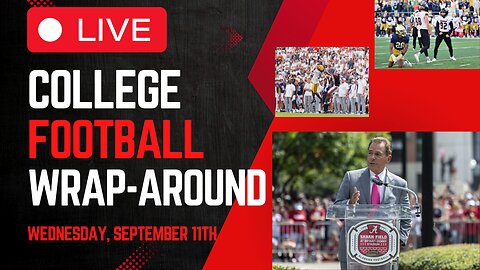 Notre Dame falls!? | College Football Wrap-Around LIVE | Thursday, September 12th