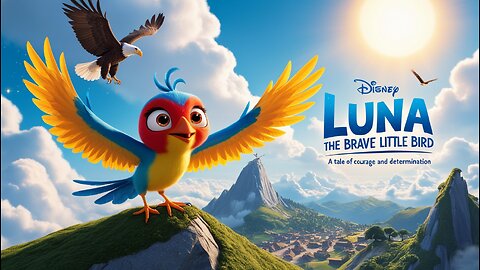 "Luna the Brave Little Bird: A Tale of Courage and Determination"