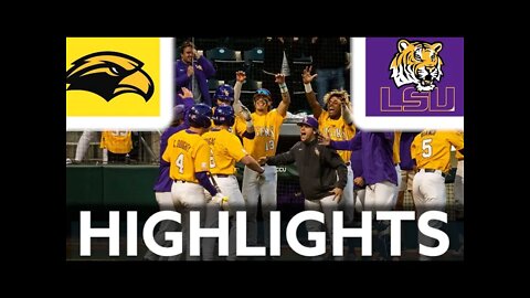 #11 Southern Miss vs LSU | Regionals | 2022 College Baseball Highlights