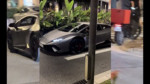 Huracan cruising in Monaco