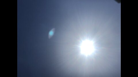 MORNING CHEMTRAIL HIDING BLAZING SUN 04/14/23