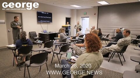 Georgia Air National Guard Medical professionals respond to COVID-19 response effort, March 28, 2020