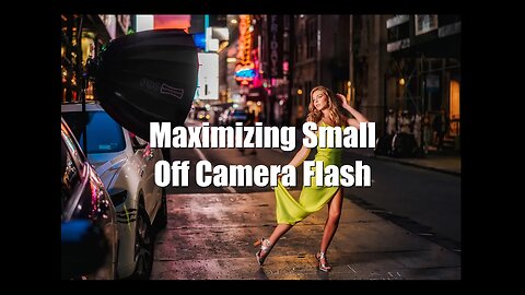 How to Maximize Your Small Off Camera Flash to get more POWER, Shape Light and Soften Light