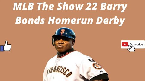 MLB The Show 22 Barry Bonds Homerun Derby