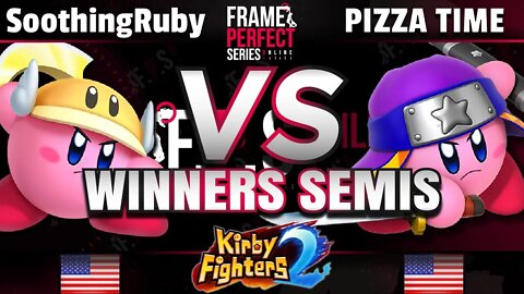 FPS3 Online Winners Semis - SoothingRuby (Cutter/Ninja) vs. PIZZA TIME (Ninja) - Kirby Fighters 2