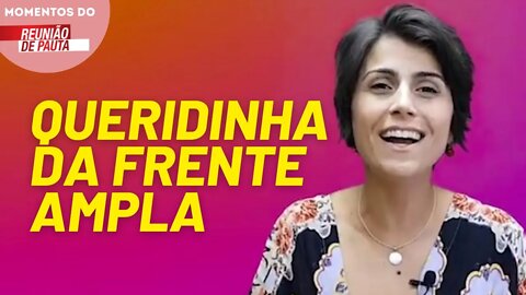 Manuela D'Ávila continua defendendo unidade com a direita | Momentos do Reunião de Pauta