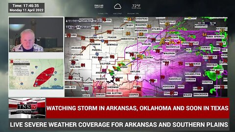 LIVE RADAR |SEVERE WEATHER COVERAGE FOR ARKANSAS 4/11/22