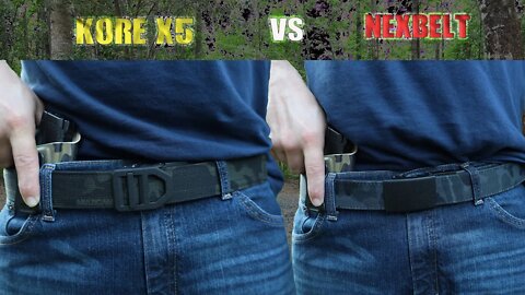 Kore X5 Belt Vs Nexbelt...Which Is The Better Belt For EDC?