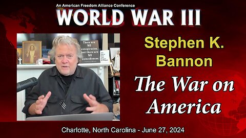 Steve Bannon The War on America