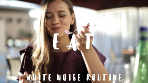 Stop Eating Alone | White Noise Sound For Eating [4 Hours]