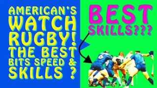 American's Watch Rugby | The Best Bits, Speed & Skills | Reel Reacts!