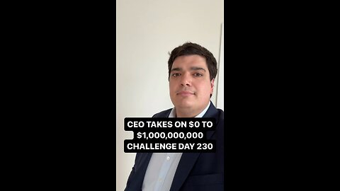 Zero to a Billion Challenge Day 230