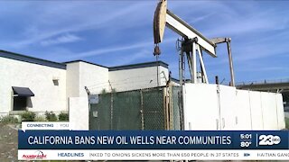 California bans new oil wells near communities